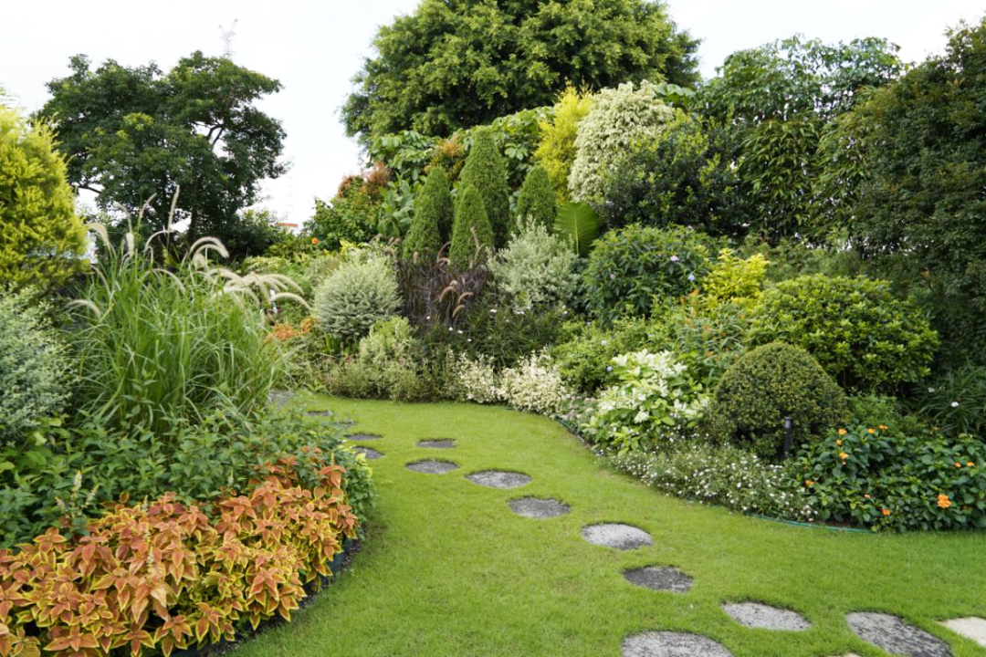 广州鸿业公司庭院花境